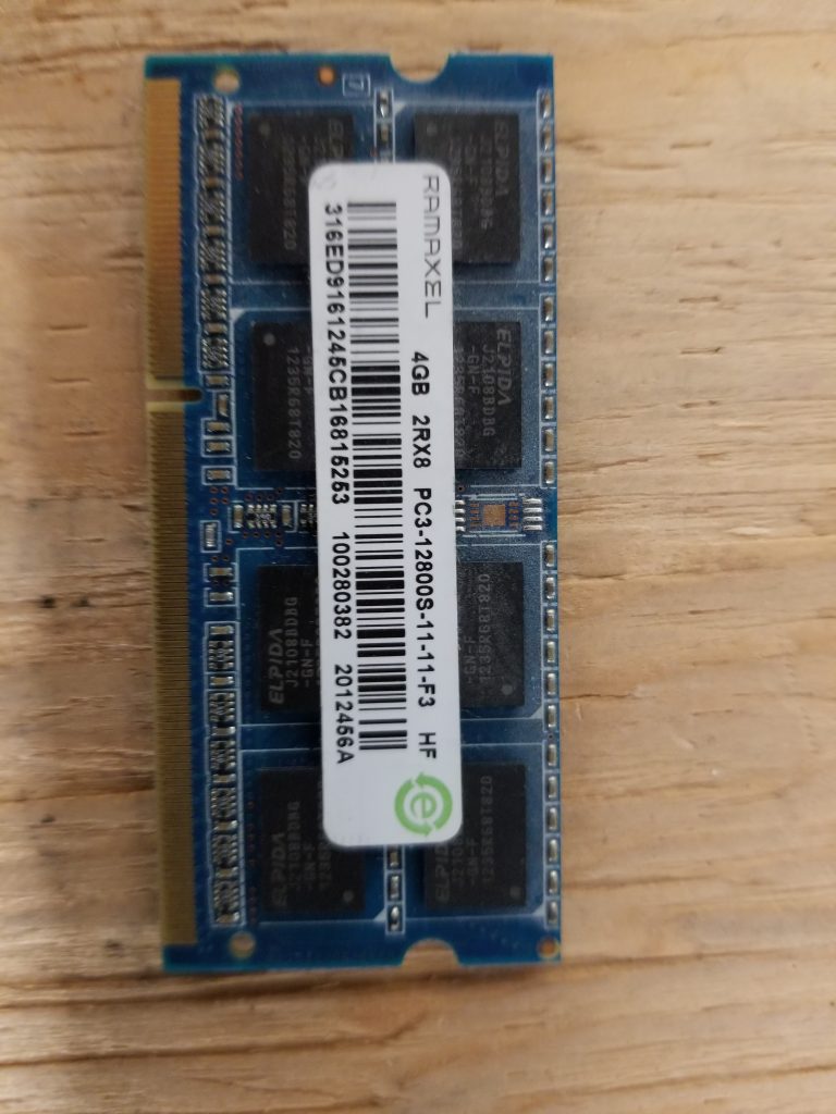 RAMAXEL 4GB DDR3 PC3-12800S-11-11-F3