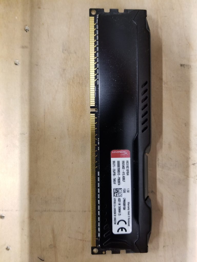 HyperX Fury 4GB Kingston 1866MHz DDR3 CL10 Memory Module - Black Series
