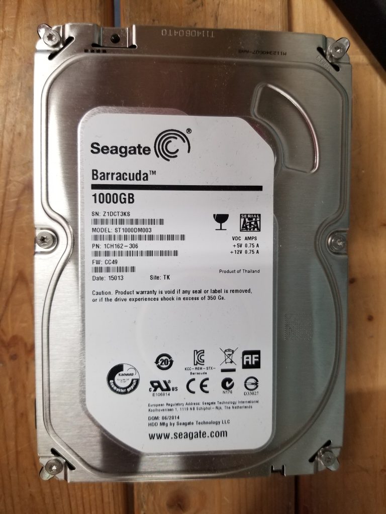 Seagate 1TB 3.5" SATA HDD Drive